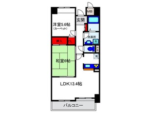 豊中パ－ク・レジデンスの物件間取画像